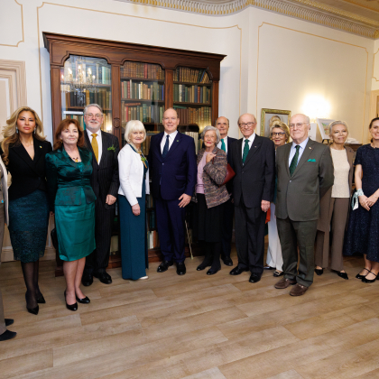 Prince enjoys St Patrick's Day concert & art showcasing Princess Grace 