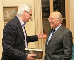 Stephen Walker and Consul Pierre Joannon