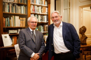 Professor Thomas Bartlett and Professor Christopher Fox, Fellow of the Keough-Naughton Institute for Irish Studies