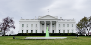 The White House with a touch of green for St Patrick's Day each year © 2024 Swipe Films