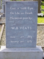 W B Yeats grave at the Church of Saint Columba, Drumcliff, Sligo