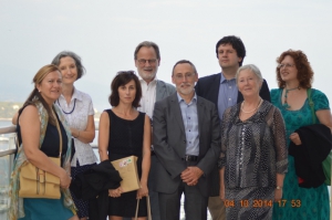 From left to right: Elena, Elizabeth, Fabienne, Adrian, Michel, Mark, Mary and Ann
