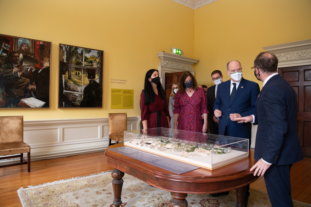 2021 HSH Prince Albert II visit to Ireland with His children – donation to Trinity College Dublin - 20