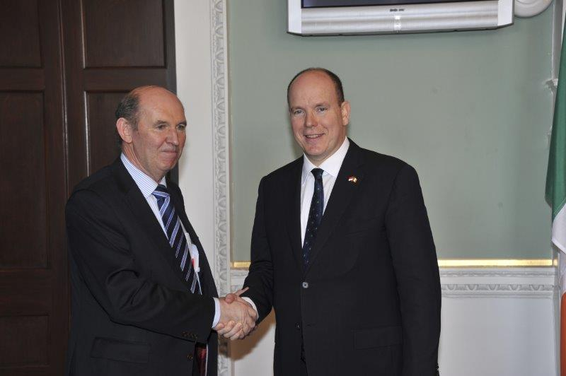 2011 State visit by HSH Prince Albert II to Ireland with Miss Charlene Wittstock - 11